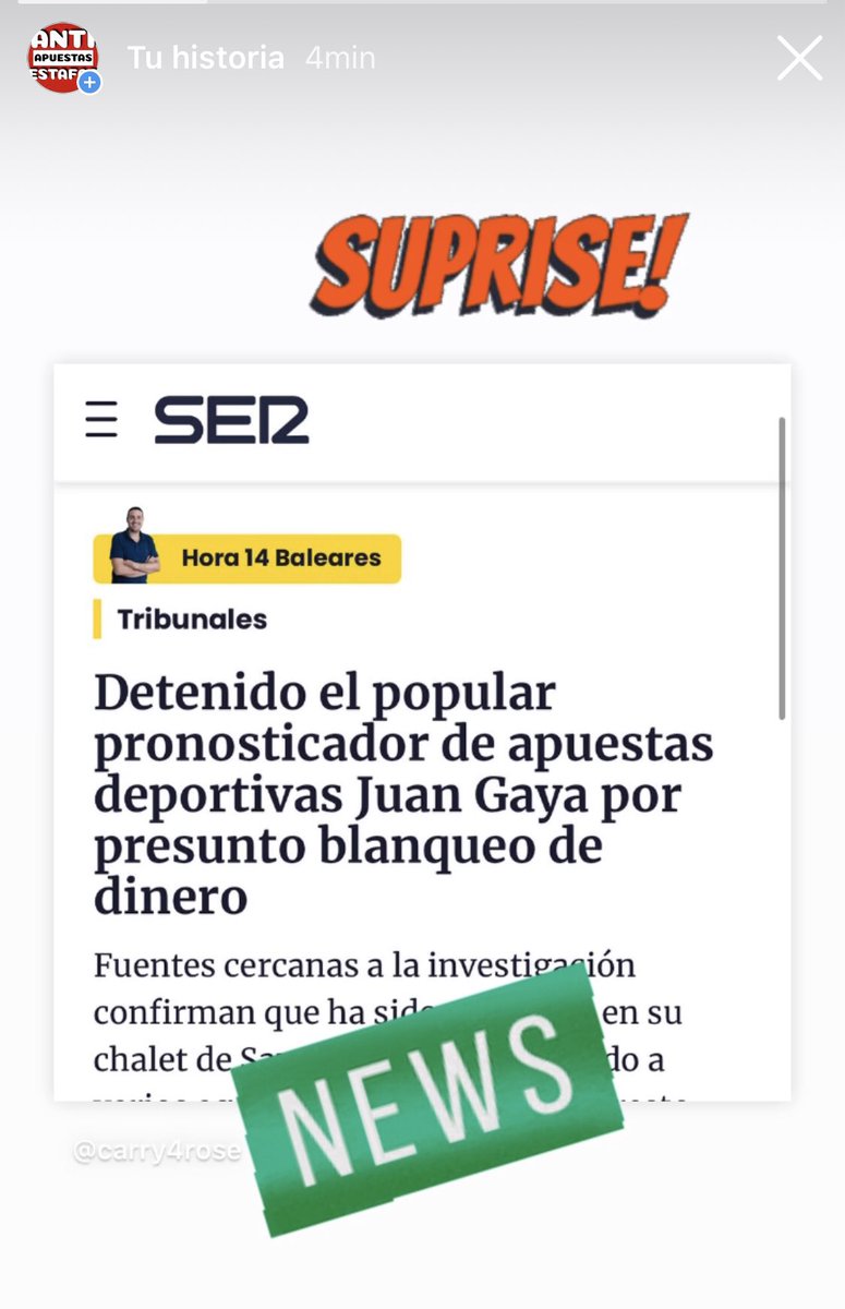 carry4rose's tweet photo. 🚨🚨🚨¡¡ESTO QUÉ ES!!🚨🚨🚨

Servirá esto para que tiren de la manta y vayan cayendo todos?

Veremos en qué queda y qué es lo que realmente le imputan. https://t.co/nuY8nf9eHJ