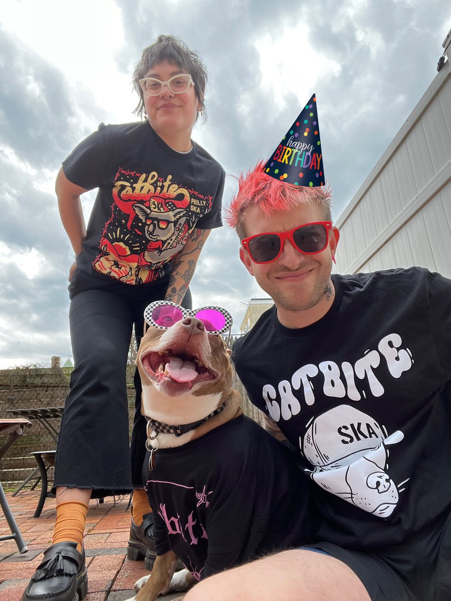 catbiteband's tweet photo. Tim here 👋 and it’s my Bday (🥳) and today only, 69% of all proceeds on our merch store go to the Trangender Law Center ! 

We just put that rare Australia shirt up, get it before it’s gone 4ever https://t.co/OWWnxQ7b7L