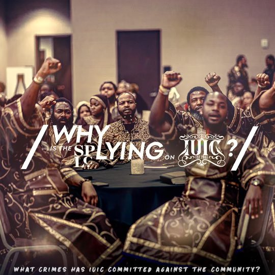 BishopNathanyel's tweet photo. #IUIC is currently under attack at the hands of the Jewish Controlled media and Pro Israeli Advocacy Groups! The problem is everything they are pushing is Lies! Can someone please produce any evidence of IUIC committing crimes against anyone? Don’t believe the slander! Black and Brown Unity is Hatred in the Eyes of our oppressors! What’s the solution? Sit down with us publicly face to face