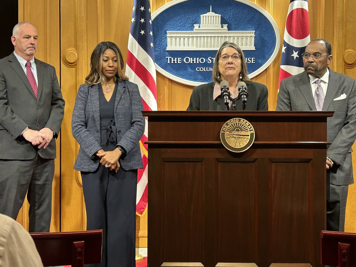 joingles's tweet photo. Two Republicans and Two Democrats are calling for the abolition of the death penalty in Ohio. They say it is unevely applied, doesn’t deter crime, costs too much money and just isn’t the right thing to do in a civilized society. https://t.co/VYTwmFiXVU