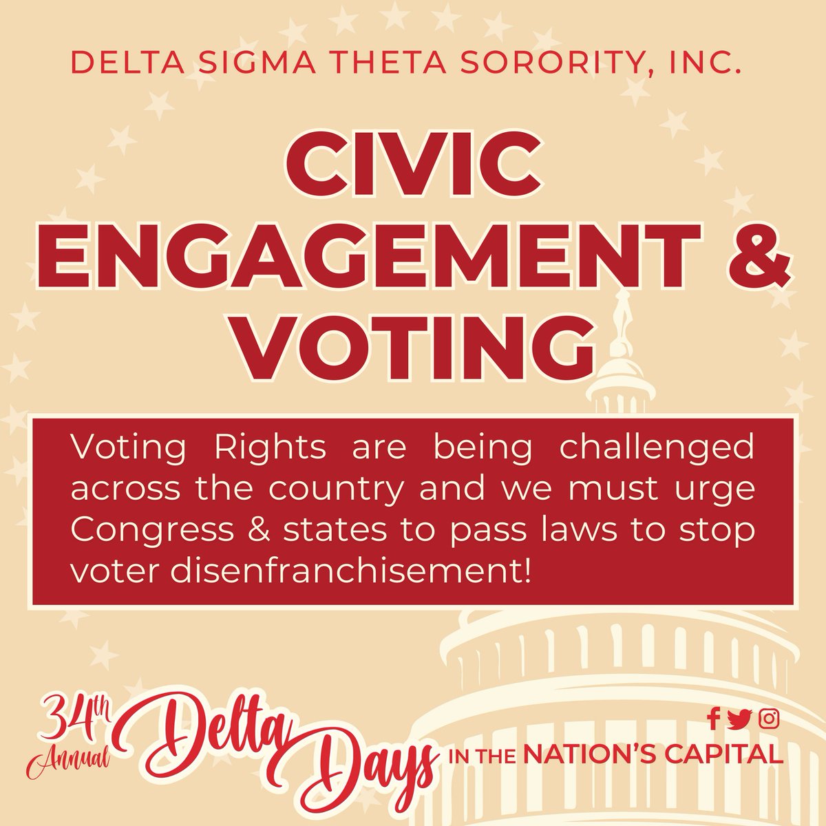 Voting Rights are being challenged across the country and we must urge Congress &amp; states to pass laws to stop voter disenfranchisement! #endvoterdisenfranchisement  #votingrights #vote #gotv #everyvotecounts #yourvotecounts #votevotevote #votingrightsact
