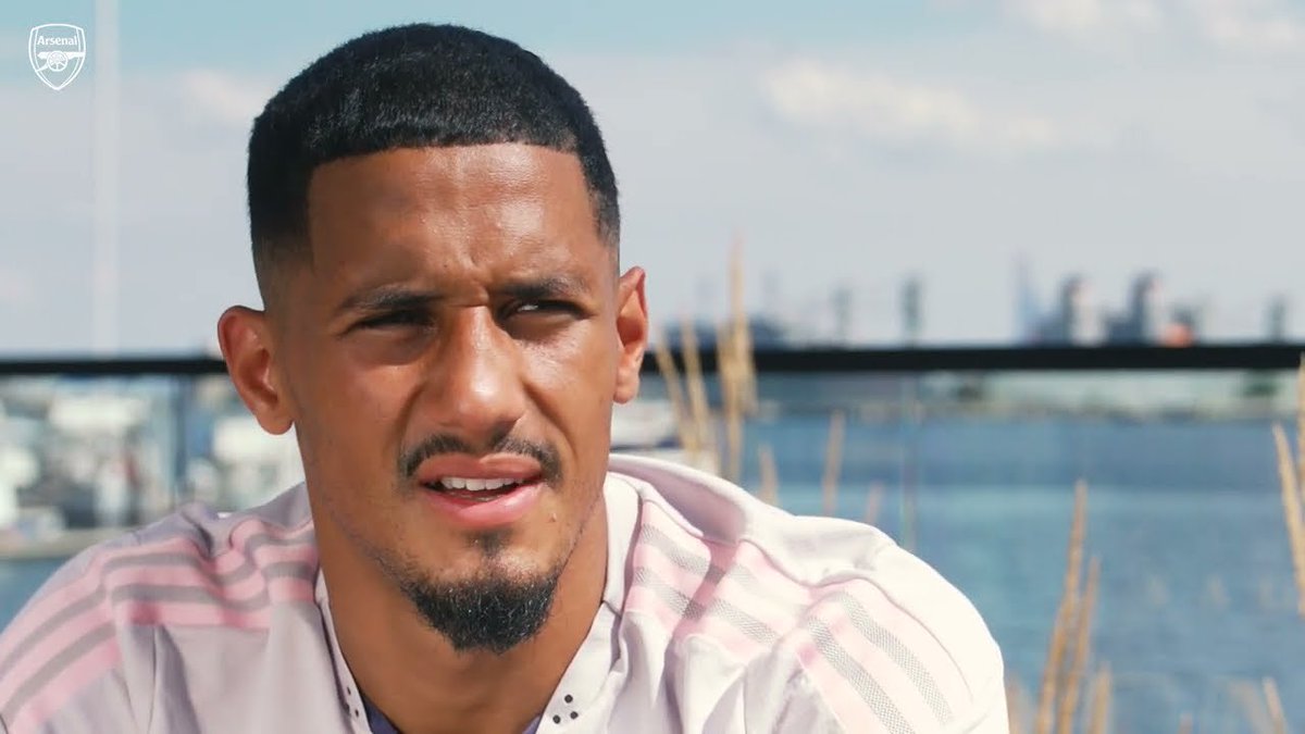 Arsenalnewschan's tweet photo. 🗣️William Saliba: "I started to be a defender when I was 14-years-old. But before, since 6-years-old I was striker or midfielder. That's why sometimes I dribble.

"I promise you I was very good (as a Striker). But if I'm honest, if I had stayed as a striker, I would not have been at Arsenal.

"But I think I would have become a professional footballer, but I don't know where. Maybe League 2 or league 1, but not Arsenal."