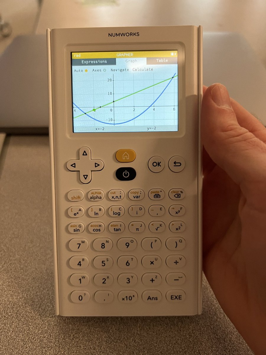 csheil's tweet photo. Spending some time in a training from Tracy at @NumWorks learning about the calculator and it’s capabilities. Wow. User friendly for sure. https://t.co/qtQTjr7trJ