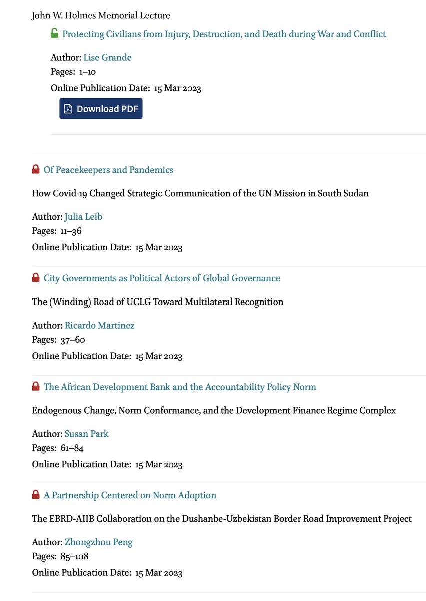 Global Governance Journal tweet media
