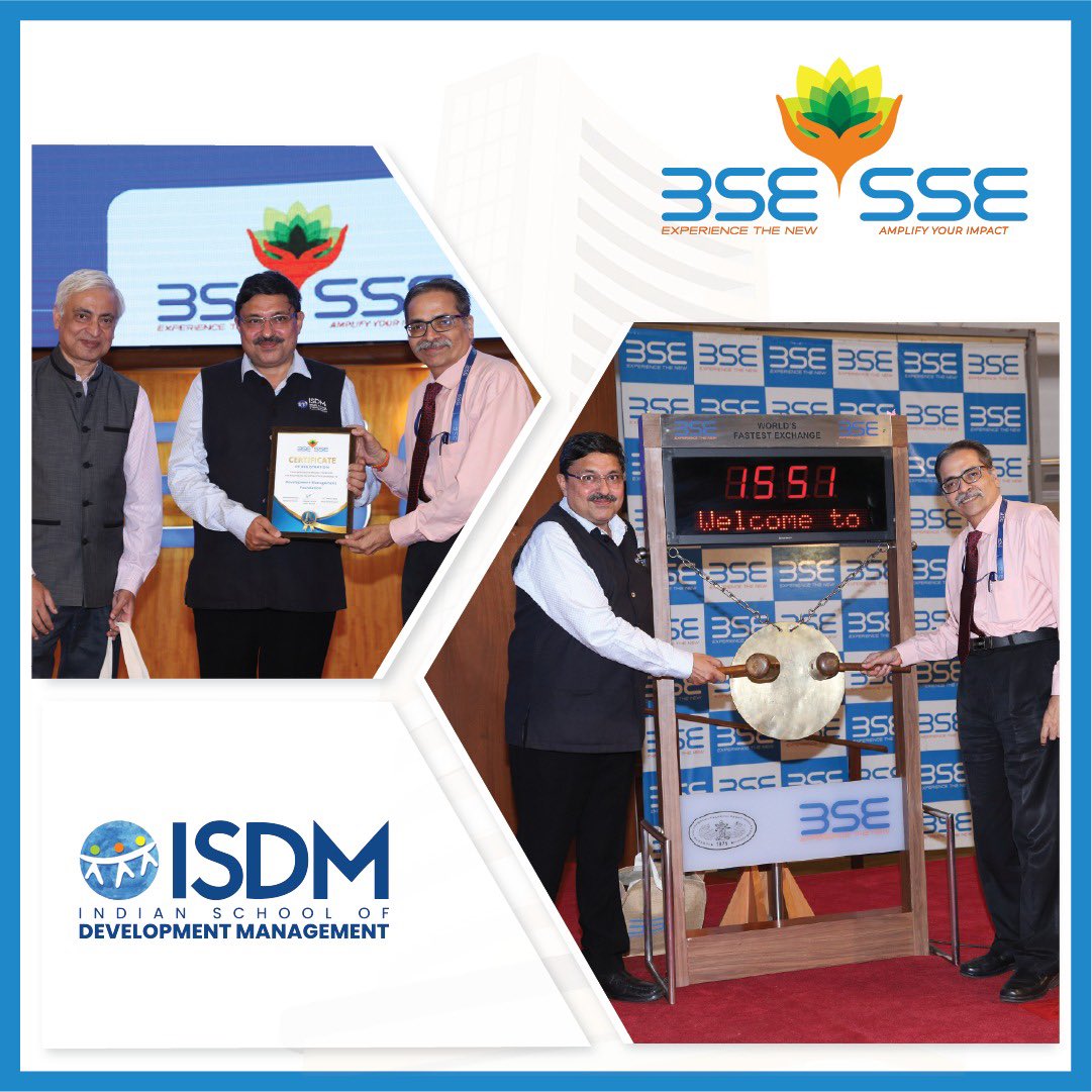 BSE India on Twitter "Heartiest congratulations to the first 7 NGOs to