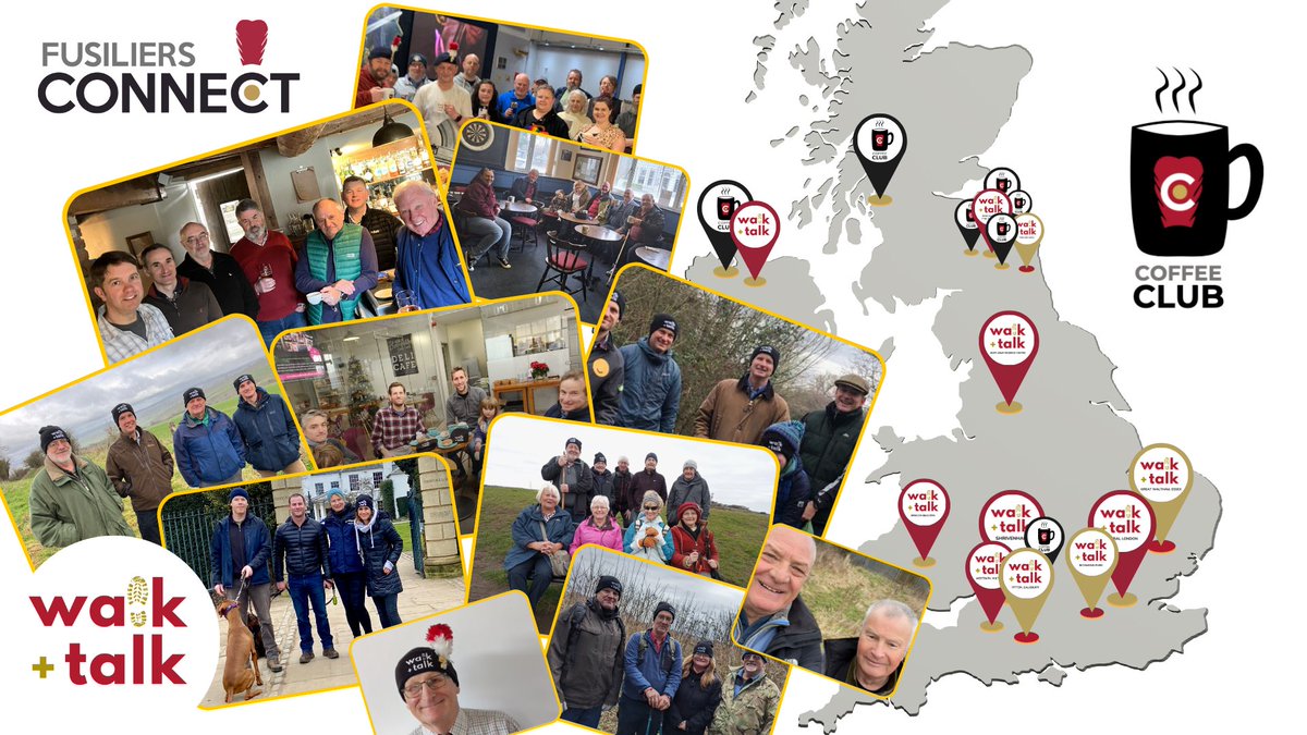 Walk+Talk's and Coffee Club's have already been taking place across the country as part of the launch of Fusiliers Connect. Make sure you download the App and get involved when it goes live on the 23rd April. 

#Fusiliersconnect #OAFAAF #Fusiliers