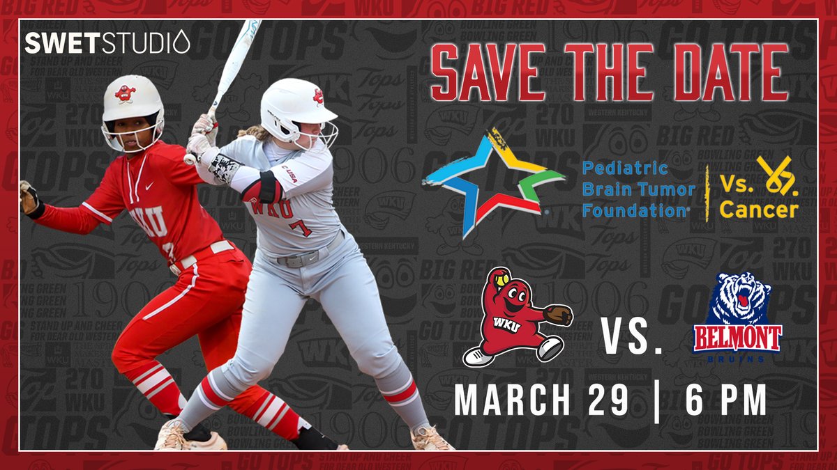 Tomorrow‼️ We are #VsCancer and lacing up in 𝓰𝓸𝓵𝓭 all for the kids! It's not too late to donate⤵️

🔗: team.curethekids.org/wkusoftball2023

#GoTops #VAPOR