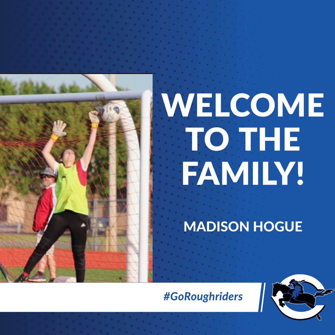 We are happy to announce that we have added Madison Hogue from Vilonia High School! #collegesoccer #arkansassoccer #womensoccer #moretocome  #roughriders