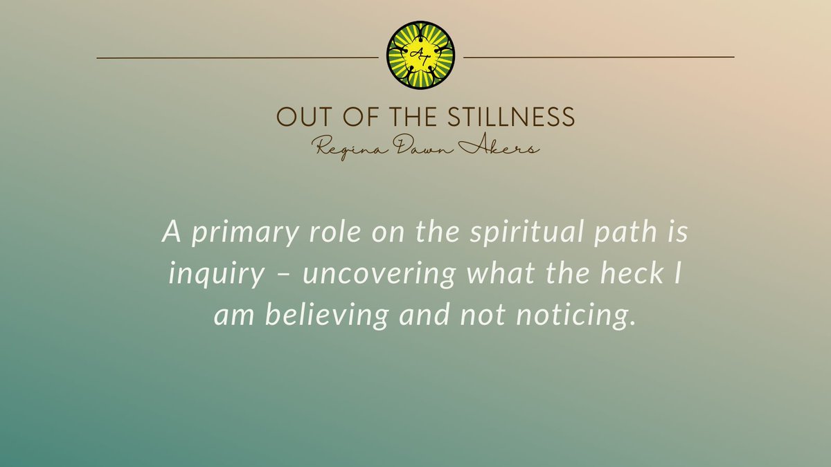 ATSanctuaryCO's tweet image. New podcast: spoti.fi/42NpzZS
Regina Dawn Akers shares her book Out of the Stillness, written as she contemplated spiritual masters&apos; quotes from The Seven Steps to Awakening by Michael Langford. Join live on Wednesdays using the link in our bio.