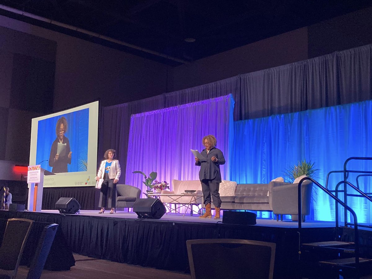 endvawnetwork's tweet photo. Day 2 of #Shockproof2023 is officially underway! We've got an exciting day full of discussion, connection, & most importantly, community, ahead. Check back on our page for updates! Pictured, Beth Jordan of There Management Consulting & Nelly Dennene, opening events this morning. https://t.co/kOPjHp1X4o