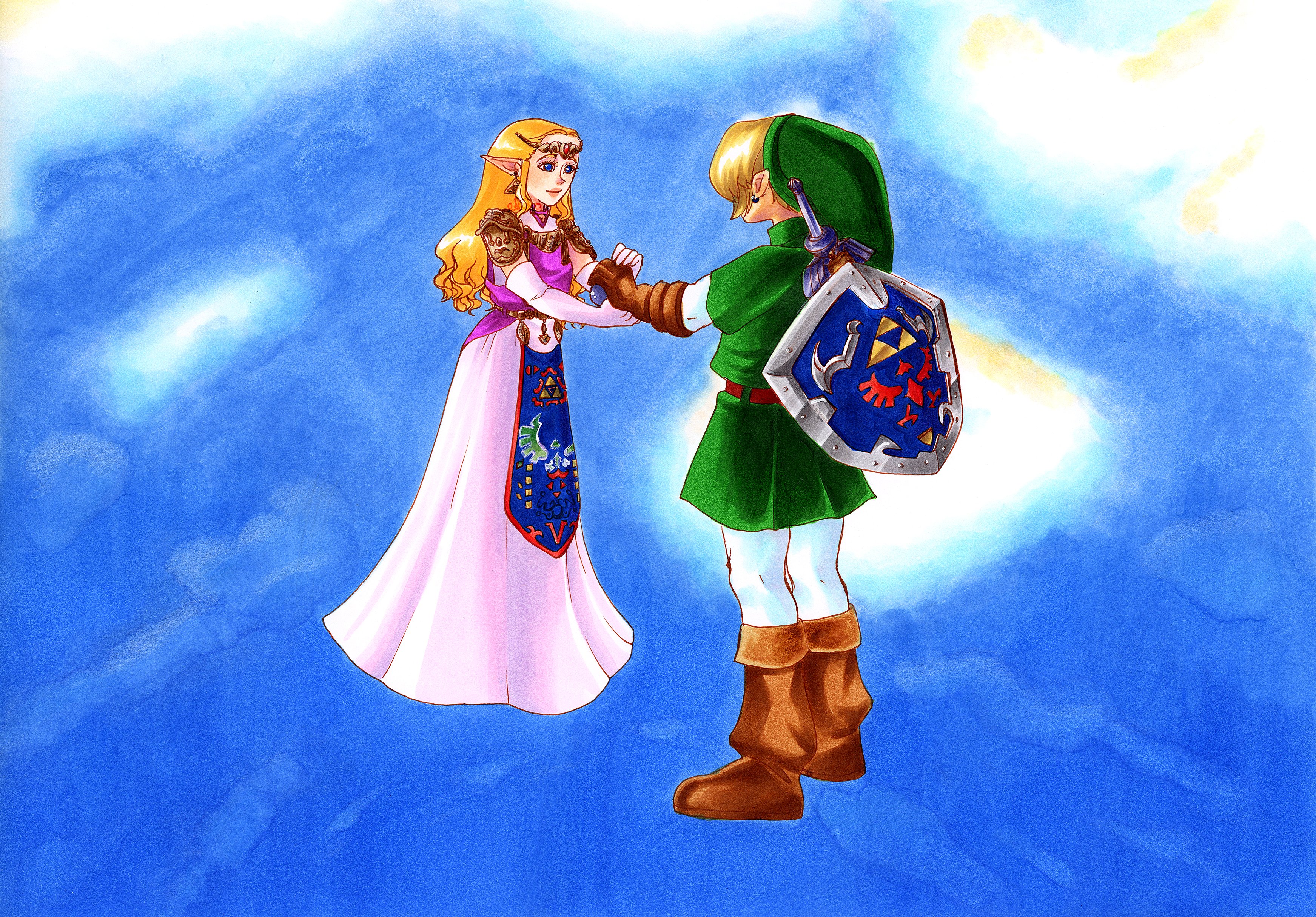 ebee  commissions open! on X: OoT Princess Zelda wise and