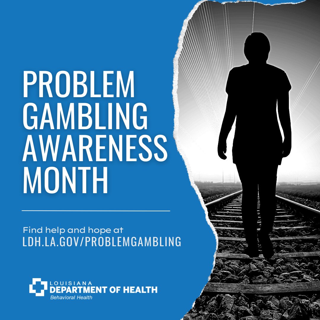 If you can’t set and stick to a limit of time and money spent gambling, you may have a problem. Treatment is free to Louisiana residents. Call the Louisiana Problem Gambling Helpline at 1 877 770 STOP (7867) or visit LDH.LA.Gov/ProblemGambling #AddictionRecoveryLA #PGAM2023