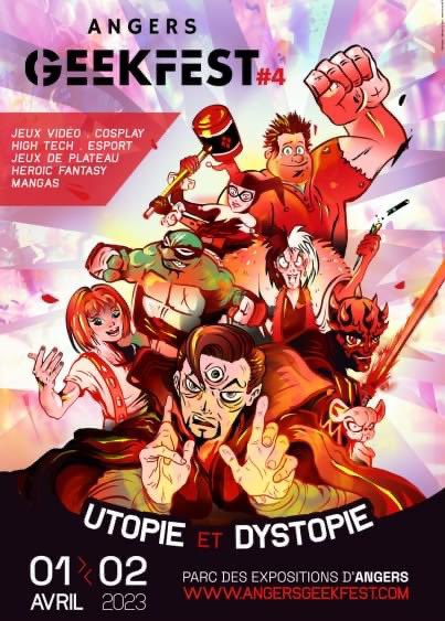 Ce week-end, retrouvez toute l'équipe de l'Institut au <a href="/angersgeekfest/">Angers Geekfest</a> 
#CultureAngers