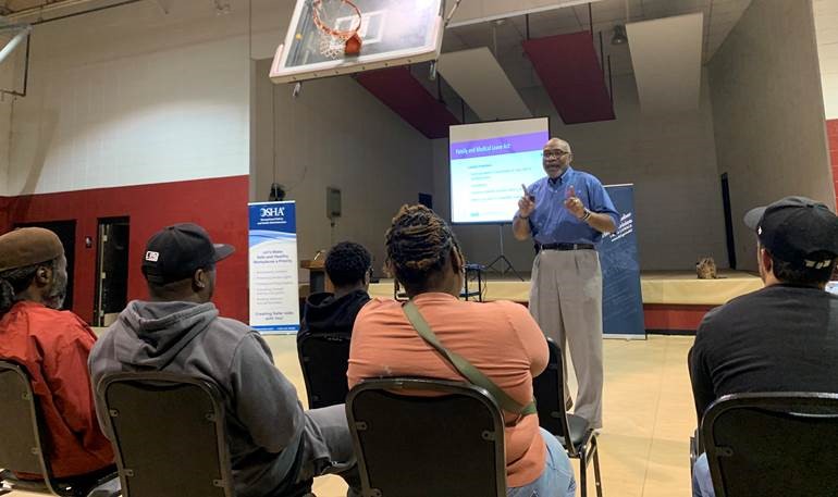WHD_DOL's tweet photo. Thanks to @JobsMoveAmerica, @ABetterBalance, and @OSHA_DOL for joining us to educate Alabama workers on their #LaborRights.
Got questions about your rights in the workplace? Check out https://t.co/M7q31XoRtw. https://t.co/Um4ba3gNE6