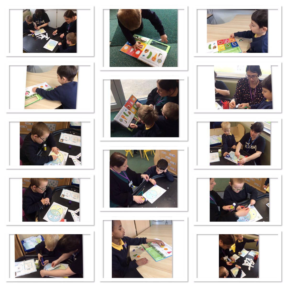 ACMeadstead's tweet photo. We’ve been busy this afternoon sorting out which foods are ‘healthy’ and ‘unhealthy’. We’ve also been using our communication skills to match the colours and shapes in ‘The Very Hungry Caterpillars’ magnetic book. 🍎 🍐🐛 🍫🧁@AETAcademies @MeadsteadPA @MeadsteadHoS https://t.co/y9qB7dIjAU