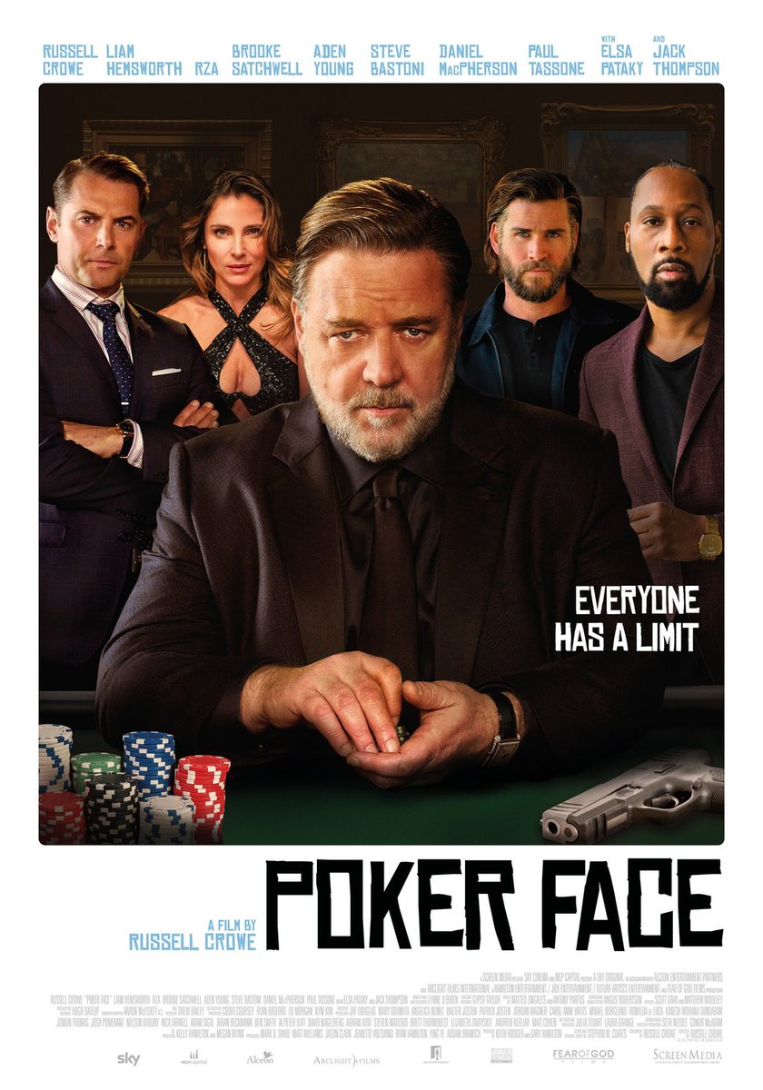 BornToWatch's tweet photo. Plusieurs inédits annoncés pour avril sur @canalplus : #PokerFace (à ne pas confondre avec la série de Rian Johnson), réalisé par Russell Crowe, le polar russe #TheExecution, primé deux fois à @Reimspolar en 2022, mais aussi #Rhino et #Mondocane - déjà dispos en DVD. https://t.co/Rk7O3Q53Y0
