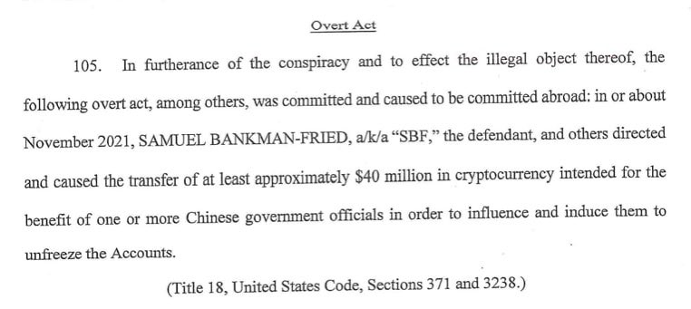 BREAKING: Sam Bankman-Fried is being charged by the DOJ for bribery after giving $40M to Chinese officials. Surprisingly, Sam is NOT being charged for giving Democrats hundreds of millions.