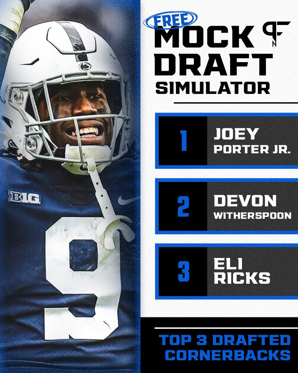 Kent Lee Platte on Twitter "RT PFN365 The top three cornerbacks