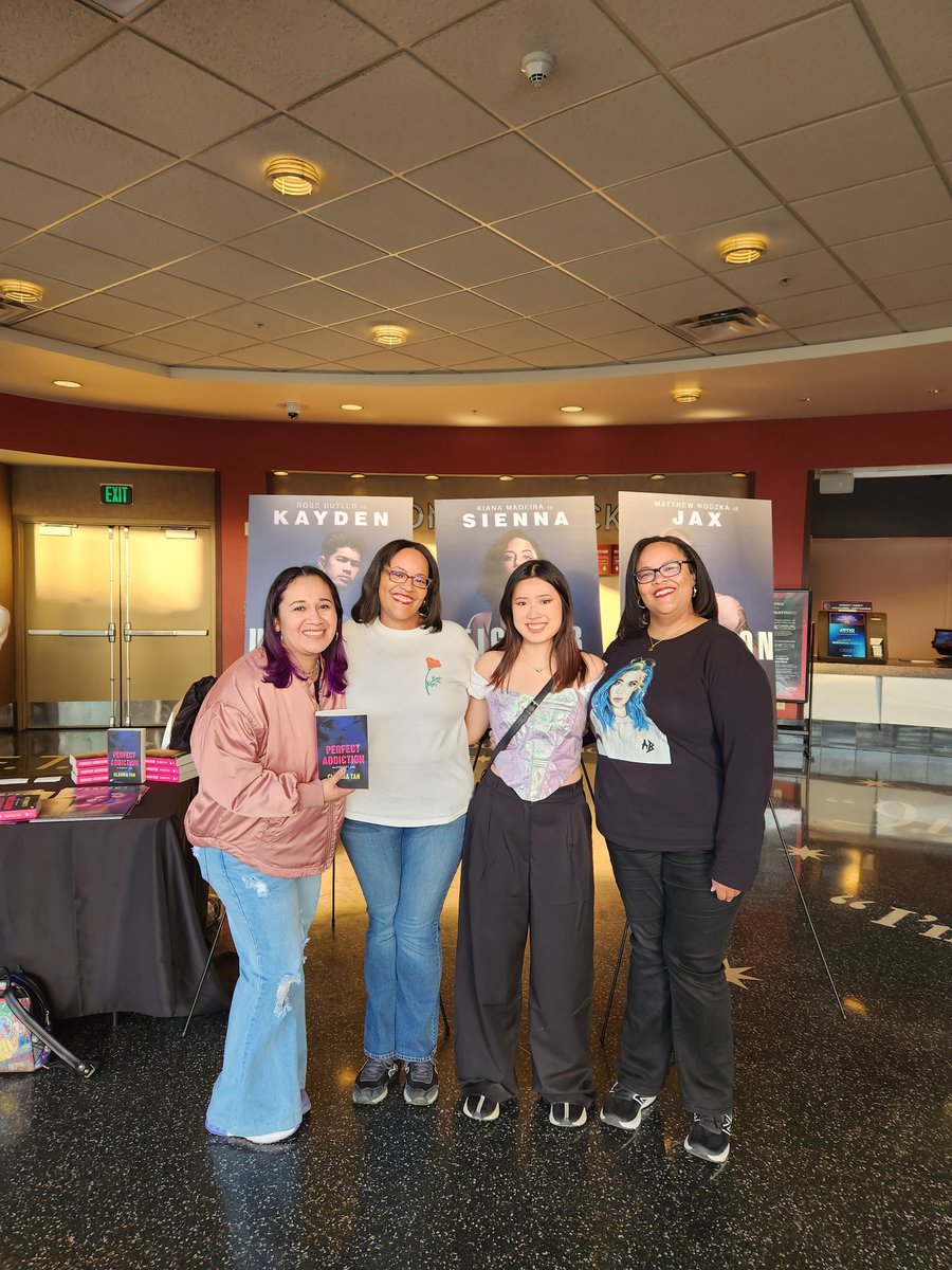 twin_fangirl's tweet photo. Last night, I went to a screening for #PerfectAddictionMovie based on the book by @claudiaoverhere. Loved the film. It had a lot of intense fight scenes and the romance was 😍 Thank you @wattpad for inviting @fangirlish to attend. https://t.co/6fCt2dg7nB