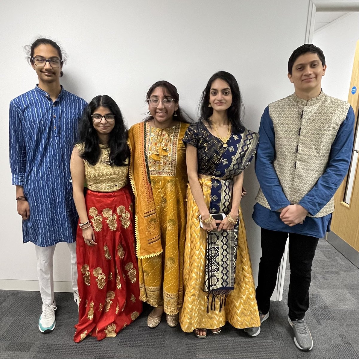 Some of our #SJCSixthForm celebrating our #SJCCultureDay by wearing their traditional dress! Everyone is looking fabulous! 🤩#SJCDiversity #SJCFamily