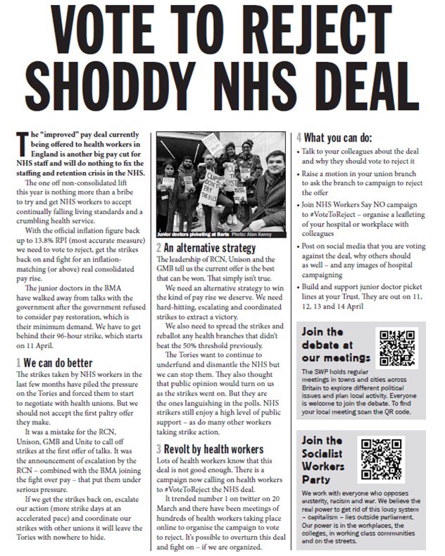chezzy51's tweet image. #NHSSOS You know what to do..#VoteReject