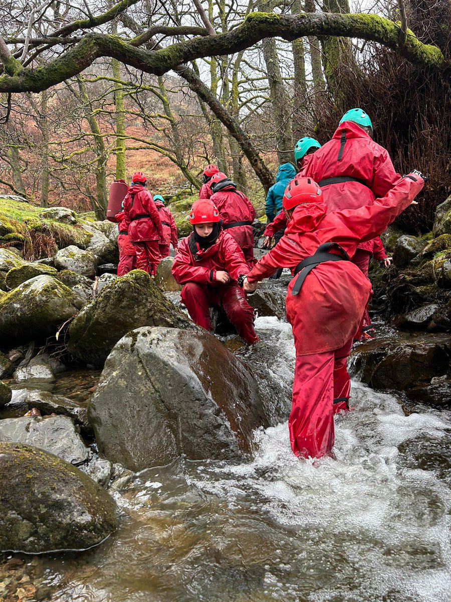 Gorge walking today - focusing on building resilience, independence, perseverance and team working skills. 🥾

Wet Lakeland conditions but everyone is still smiling! 😊