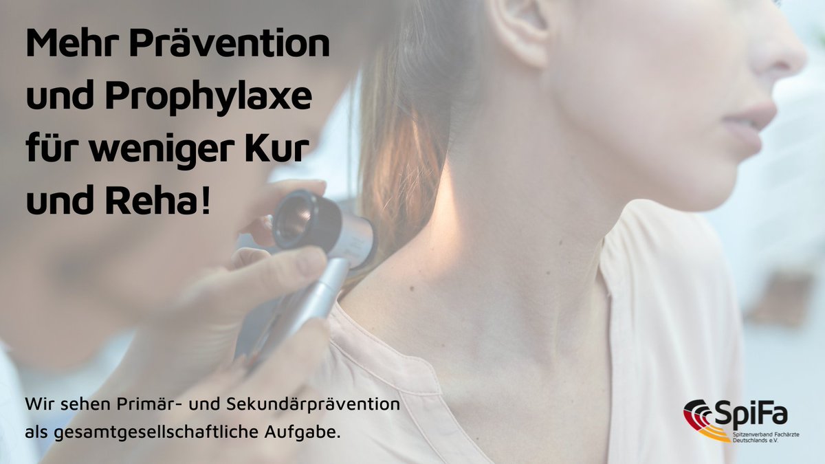 SpiFa_eV's tweet photo. #Prävention ist eine gesamtgesellschaftliche Aufgabe und erfordern ärztlichen Sachverstand. Nur damit lassen sich entsprechende Konzepte erfolgreich in der Bevölkerung etablieren. Mehr im #SpiFa-Positionspapier zum #Koalitionsvertrag unter: https://t.co/kAGBKfK2oW https://t.co/dJGUOtvlPL