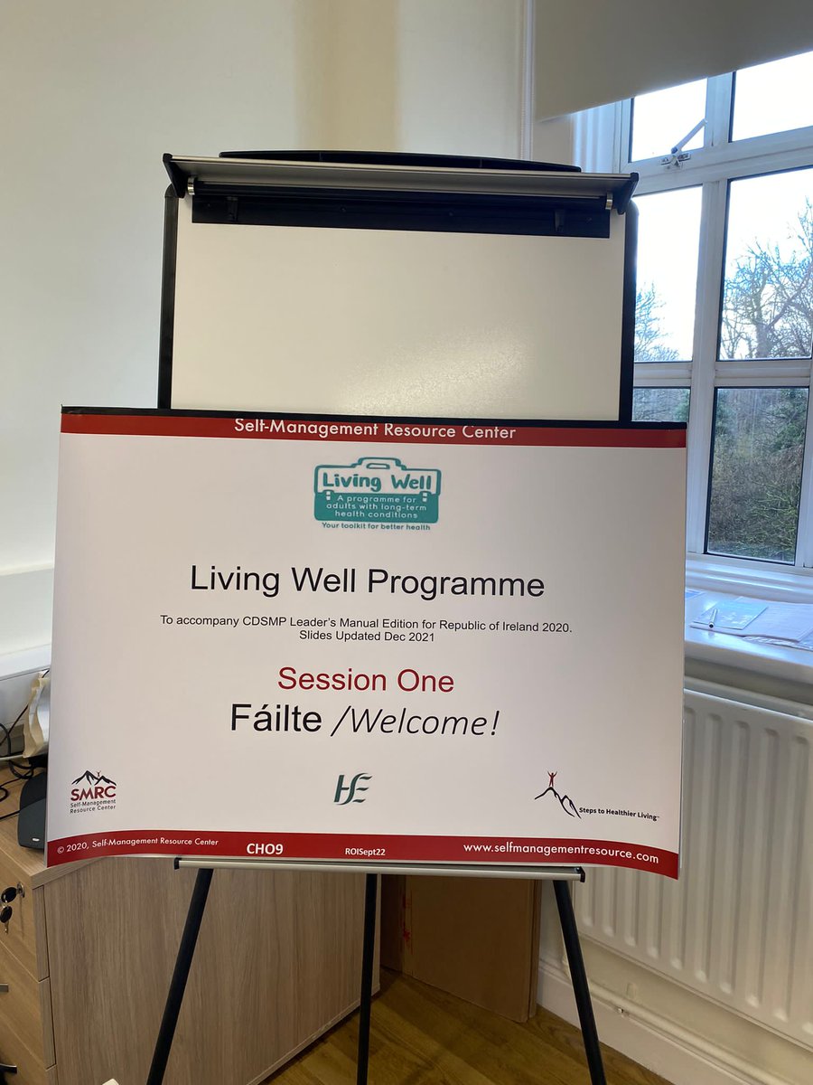 What a huge milestone for Living Well with Chronic Health Conditions <a href="/HSECHODNCC/">HSE CHO DNCC</a>  our first ever “In Person’ programme went live in St Clare’s, Glasnevin this morning! I couldn’t work with a better team💐 for more information email LivingWellDNCC@hse.ie 
hse.ie/livingwell