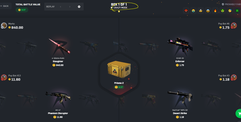 MarkoPlayz69's tweet photo. Back at it again on @CSGORoll 
😂So lucky but unlucky https://t.co/BcSwp0USTw