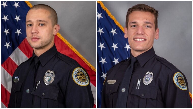 These brave heroes ran in & risked their lives to kill that monster Nashville police officers Rex Englebert and Michael Collazo