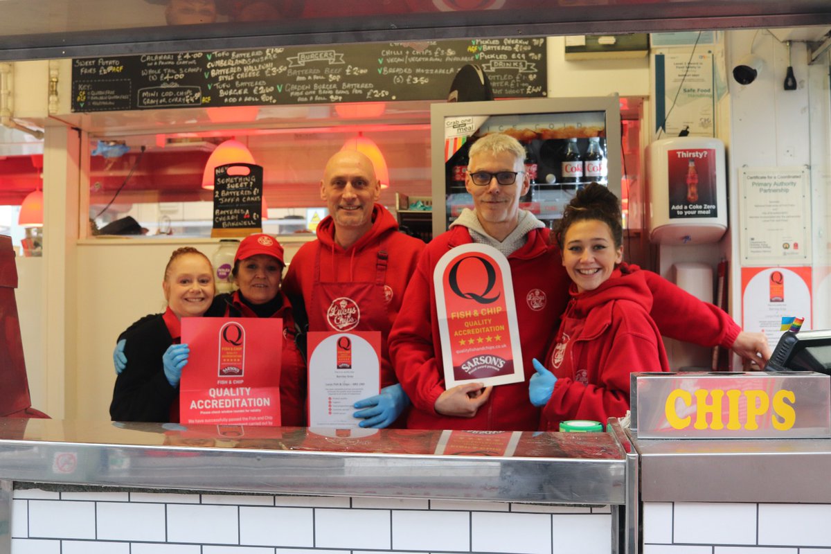 🐟 QUALITY FISH & CHIPS 🐟
We are delighted to have our prestigious National Federation of Fish Friers (NFFF) Quality Accreditation renewed. NFFF is the trade body that represents the nation's chippies.

#Lucyschips #norwichmarket #themushypeastall #lucysfishandchips