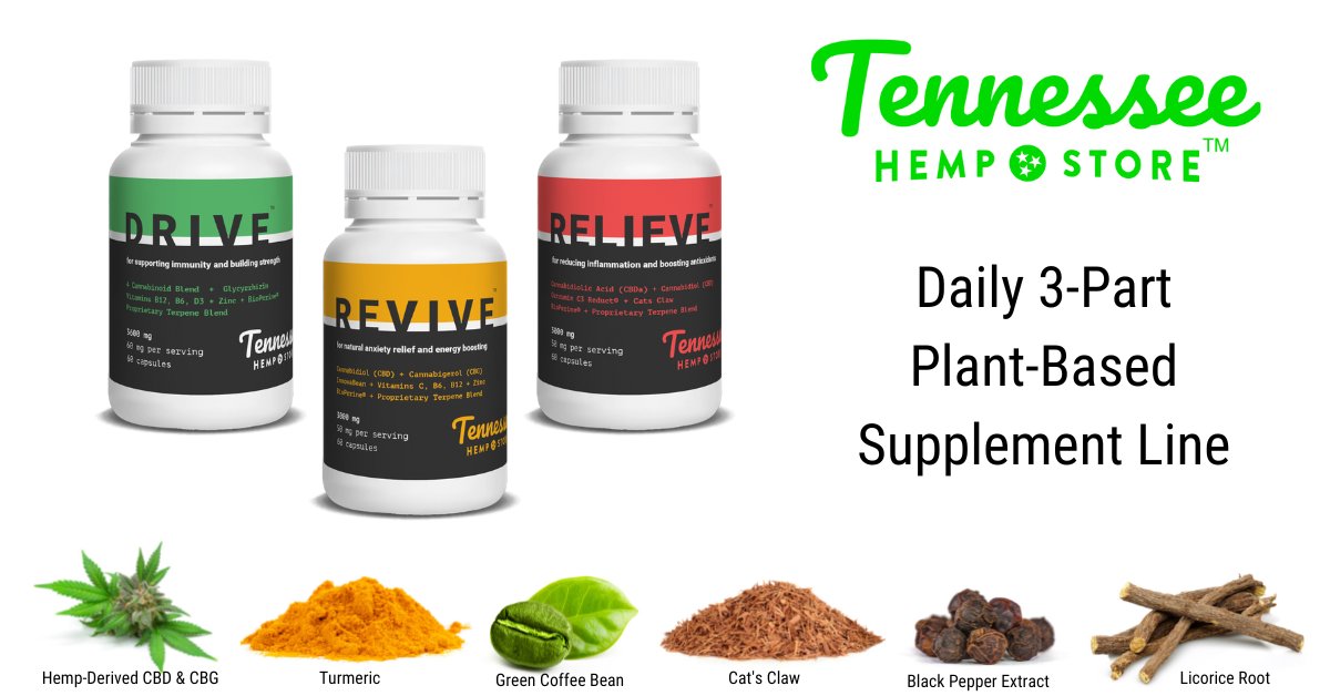 tnhempstore's tweet photo. We are very excited to announce our daily nutritional supplement line fully based on beneficial plants!
#hempproducts #hempcbd #hemp #cbd #plantbased #vegetarian 

https://t.co/peKBomhEZx https://t.co/gHGopFeu5H