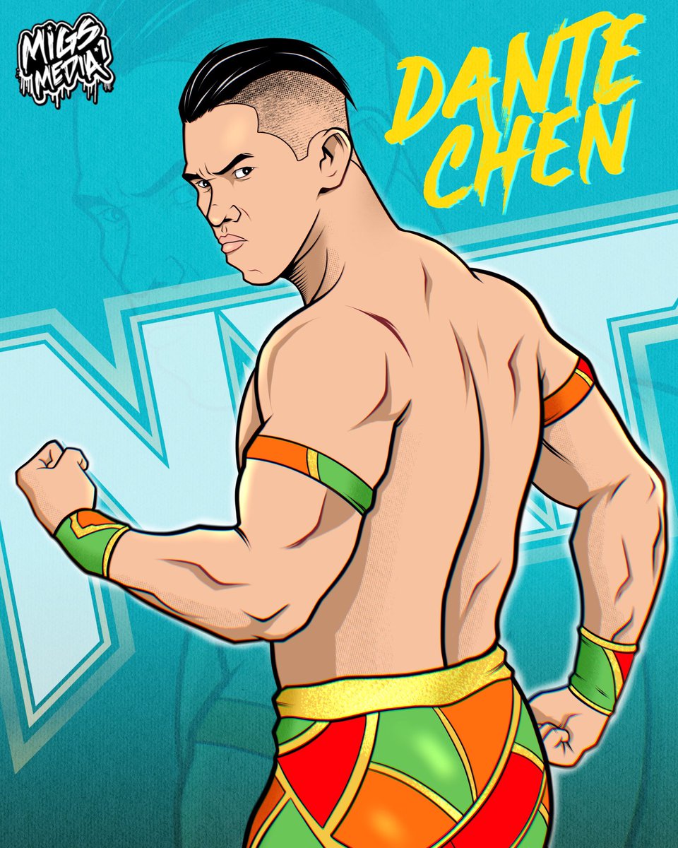 𝐃𝐀𝐍𝐓𝐄 𝐂𝐇𝐄𝐍 🇸🇬 
New Comic Illustration of WWE NXT rising star @DanteChenWWE 

🇸🇬🔥
#WWENXT #DanteChen #MigsMedia1 #WeAreNXT #WWE #nxtlevel #NXTLevelUp #ChapterofChen #ChenUp