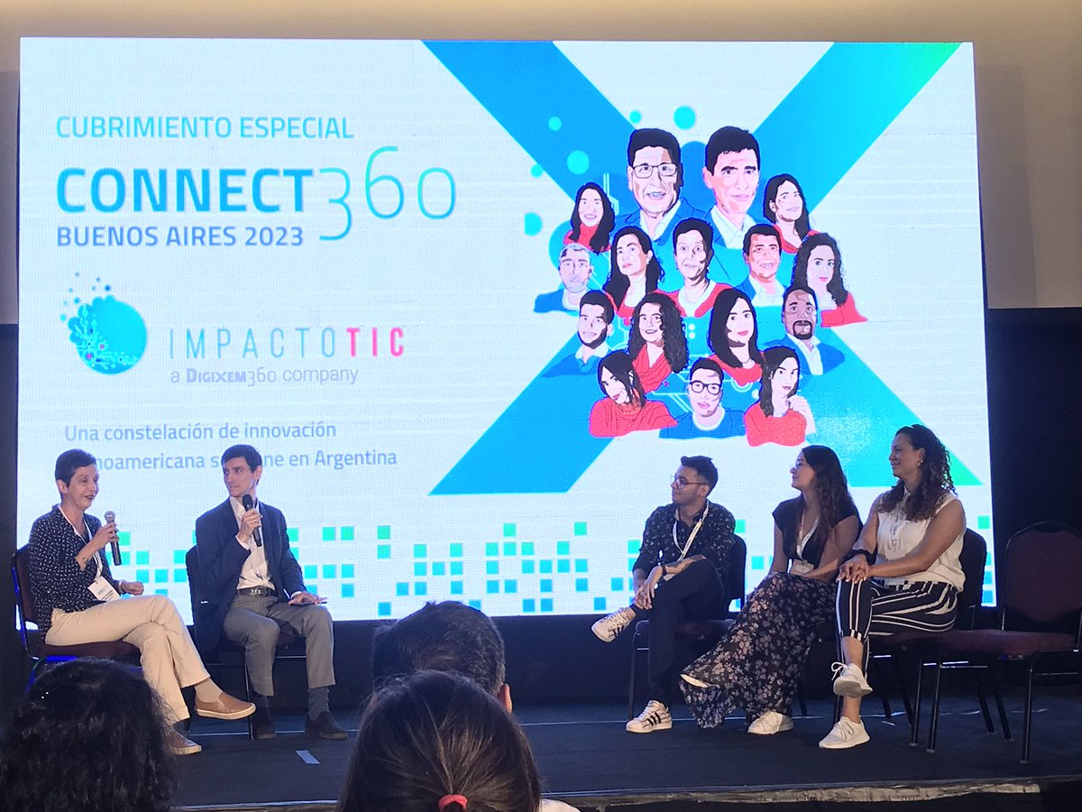 _MarOch's tweet photo. Llegó el momento de la presentación de @ImpactoTIC en la Convención #Connect360 Buenos Aires 2023. https://t.co/rDKtFxusm8