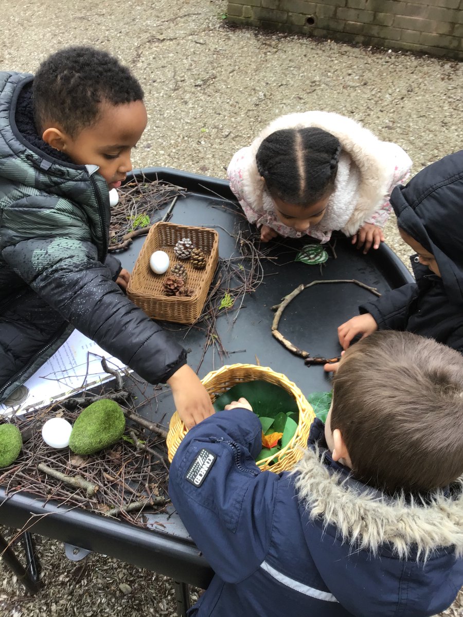 BlakerMrs's tweet photo. Team building through a spring themed play challenge. Reception enjoyed developing their cooperative skills whilst exploring our outdoor provision. 
@NorthManorAcad 
@VicAcademies
 #outdoorlearning https://t.co/48cA8cOflL