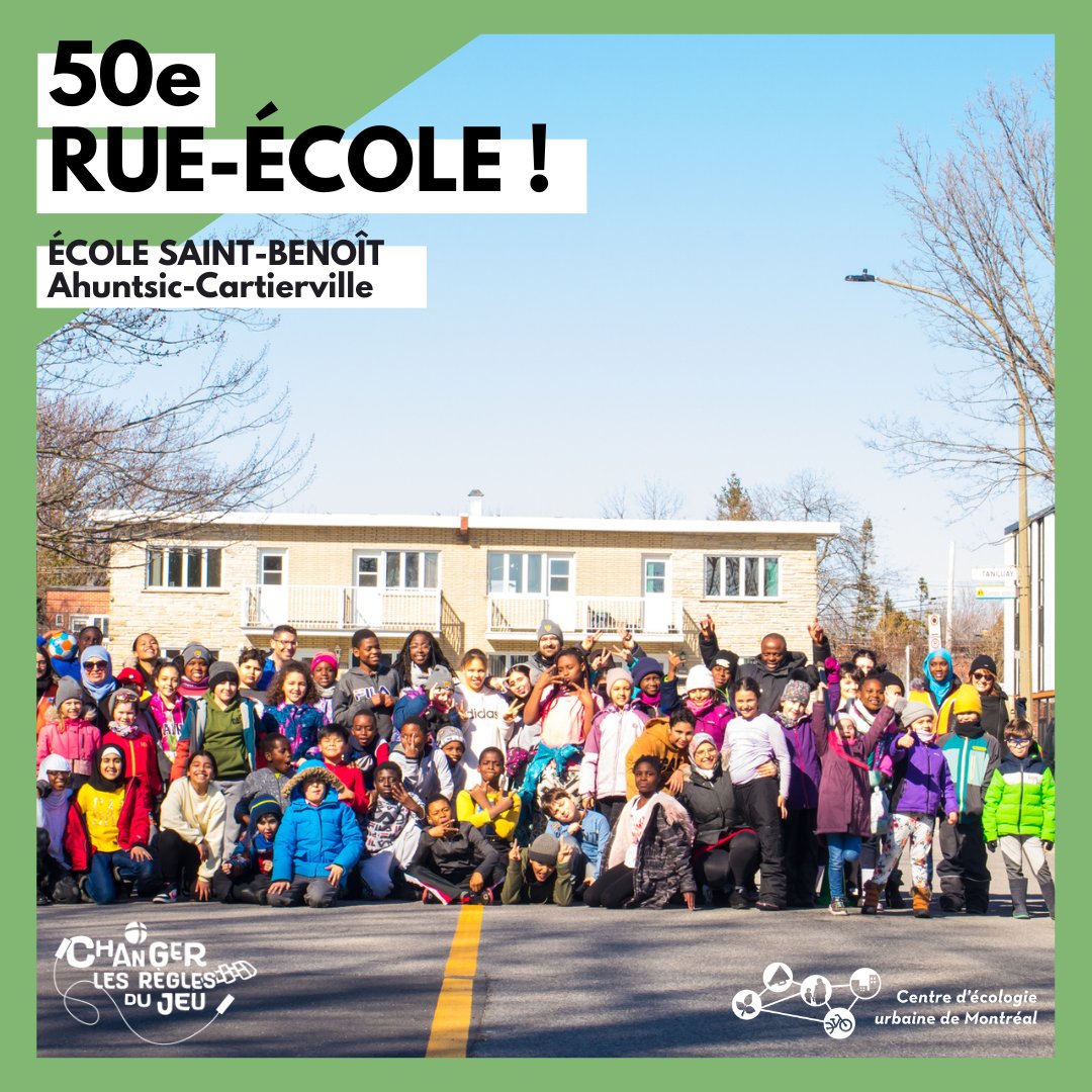 Centre d'écologie urbaine de Montréal on Twitter "🚸 Vendredi dernier