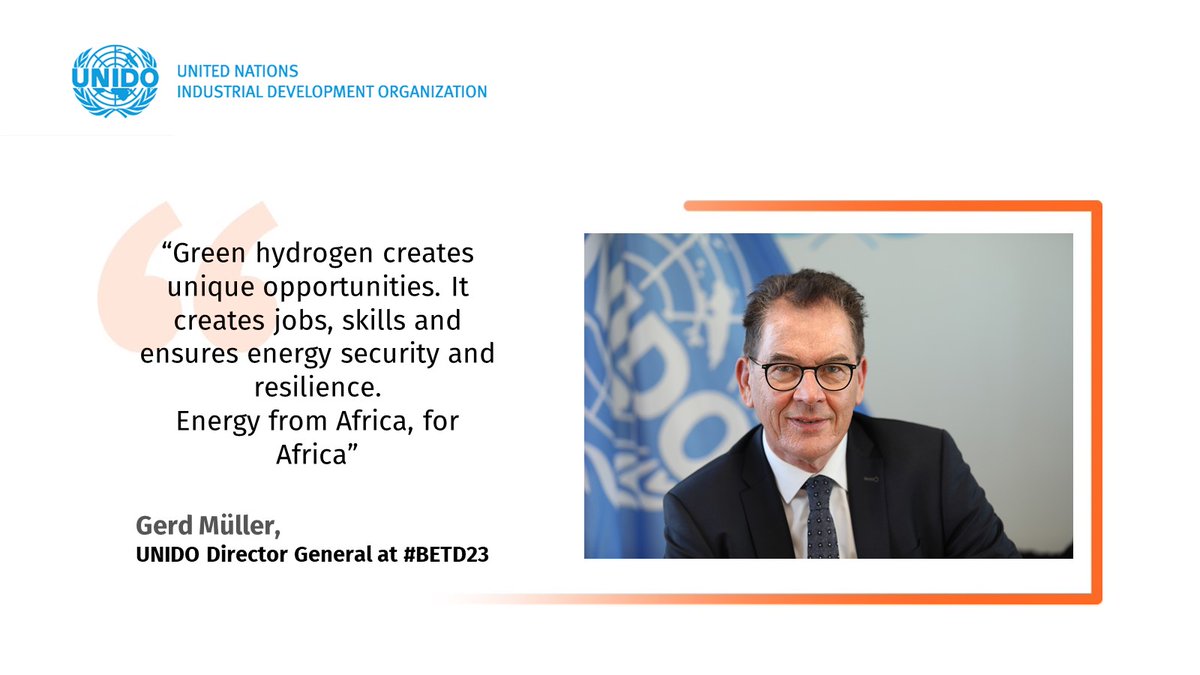 Local #industry matters today more than ever! Need Marshall plan for #Africa @UNIDO @DGgerdmueller at the Berlin Energy Transition Dialogue 2023 enhancing Africa-EU coop. #GreenFuture #jobs #decarbonization #energysecurity #Progressbyinnovation #BETD23