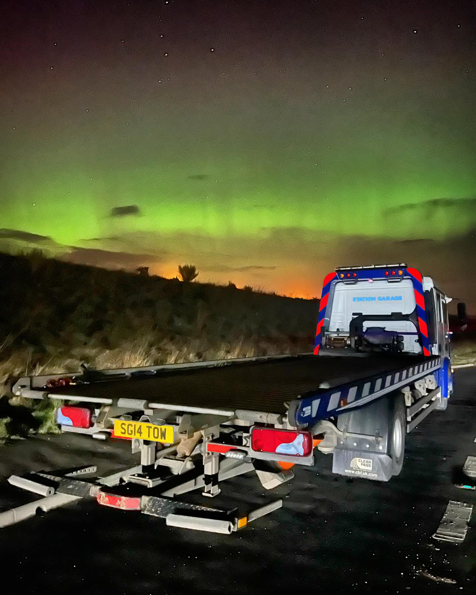 One of the advantages of being based in North East Scotland! Station Garage of Mintlaw posted this photo of the Northern Lights last week.