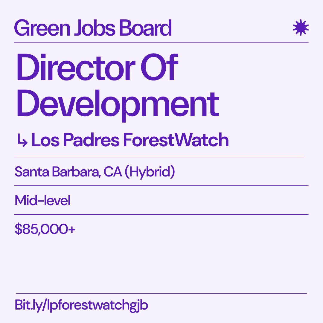 greenjobs_board's tweet photo. Green Job: @forestwatch is hiring a Director of Development! Salary range starts at $85,000.

Head to https://t.co/dlIfksOLri for more details!

#GreenJobs https://t.co/T0ohfybMui