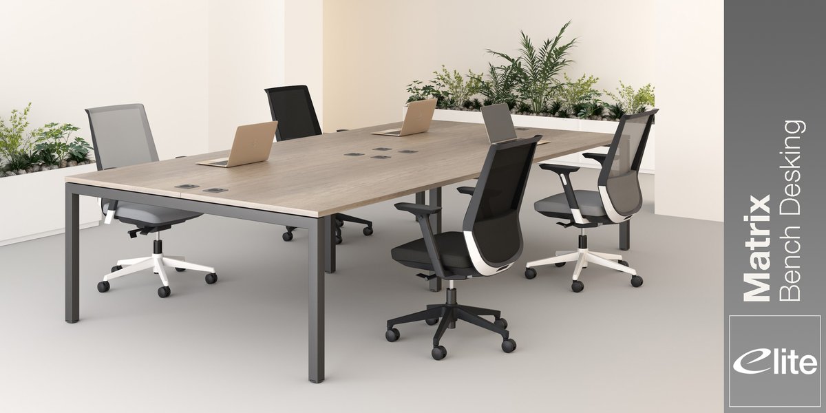 Elite_Furniture's tweet photo. MATRIX | https://t.co/tccSS3RSff
When specifying desks for open-plan offices, bench desking systems deliver a number of benefits for businesses, including:
โขSpace efficiency
โขEncourages team collaboration
โขCost-effective
โขFlexible for future expansion
โขSupports 'hot-desking' https://t.co/1eSI4iZaUa