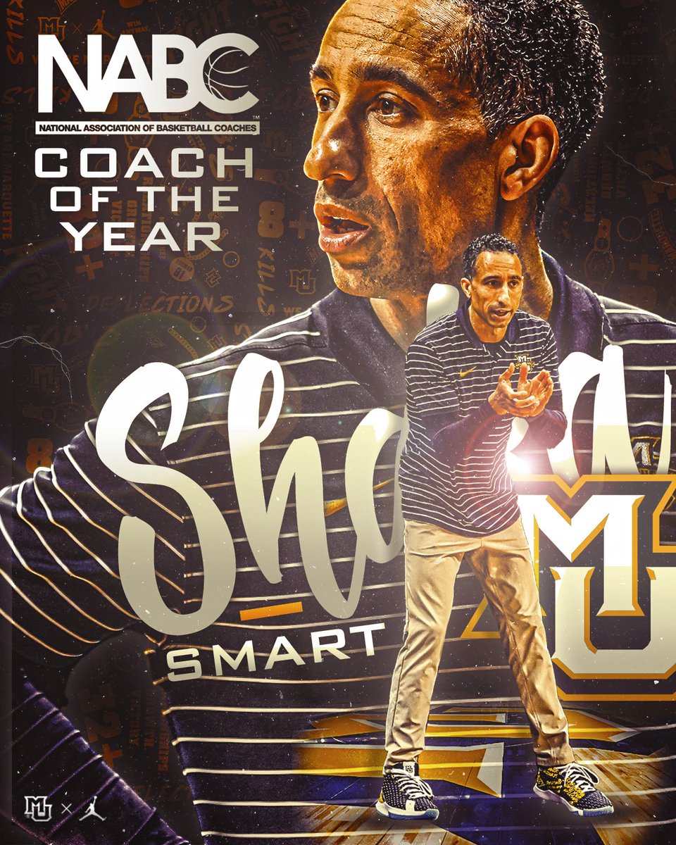 Congratulations to <a href="/CoachShakaSmart/">Shaka Smart</a> on being named <a href="/NABC1927/">NABC</a> Coach of the Year!

#MUBB | #WeAreMarquette