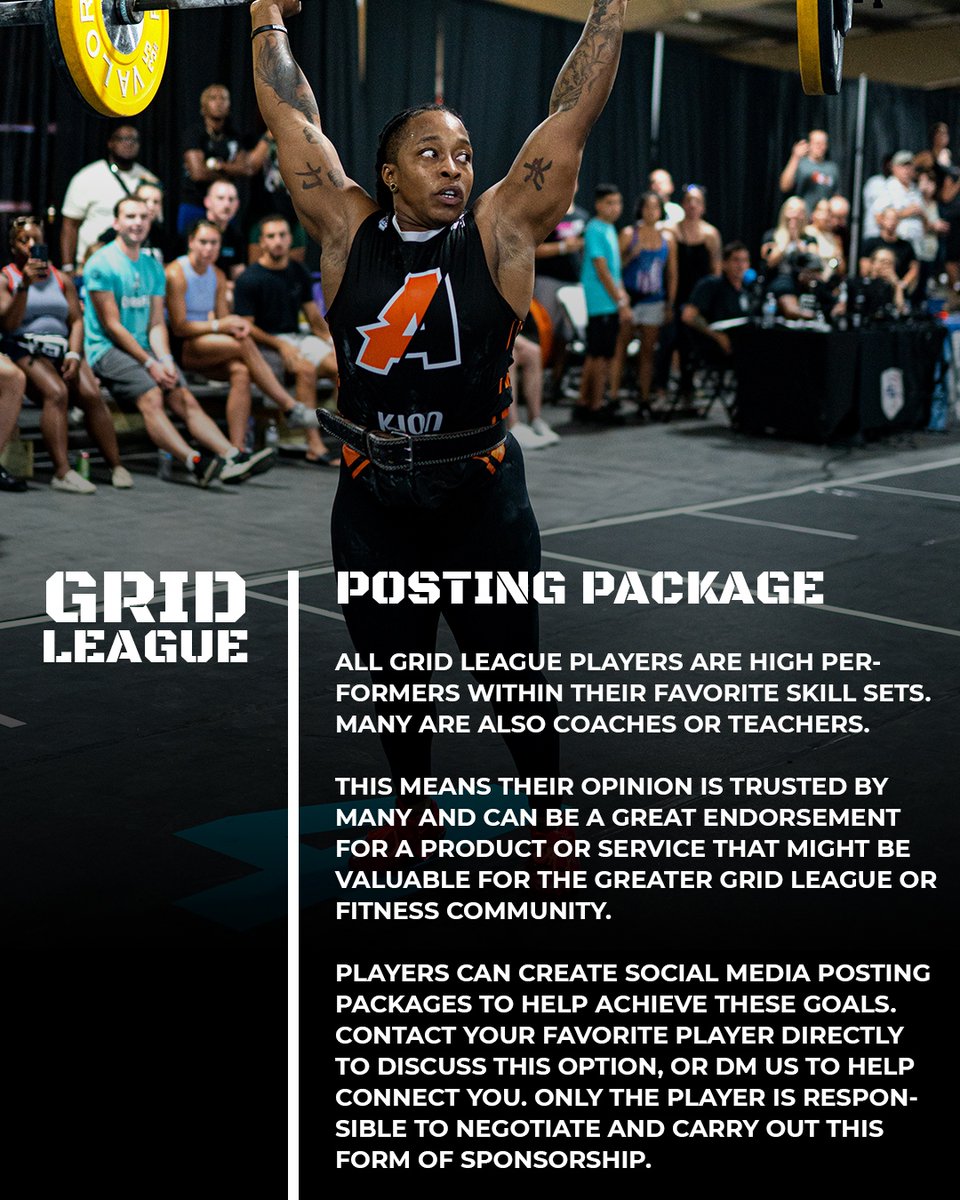 One week left for jersey logo placements! Join the journey of your favorite player.

DM us with any questions or check out this page to find your player - thefgl.com/support/

#gridleague #strongwomen #strongmen #fitnessmotivation #fitness #team