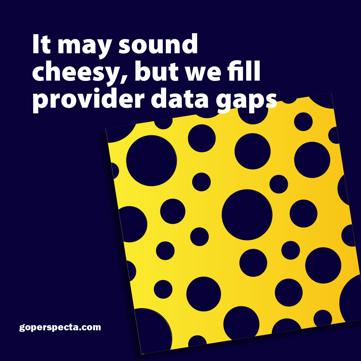 GoPerspecta's tweet image. Make sure your provider data doesn&apos;t have gaps.

hubs.ly/Q01ylnjb0

#providerdatacleanse #providerdata #datacleanse #datagaps #cheese