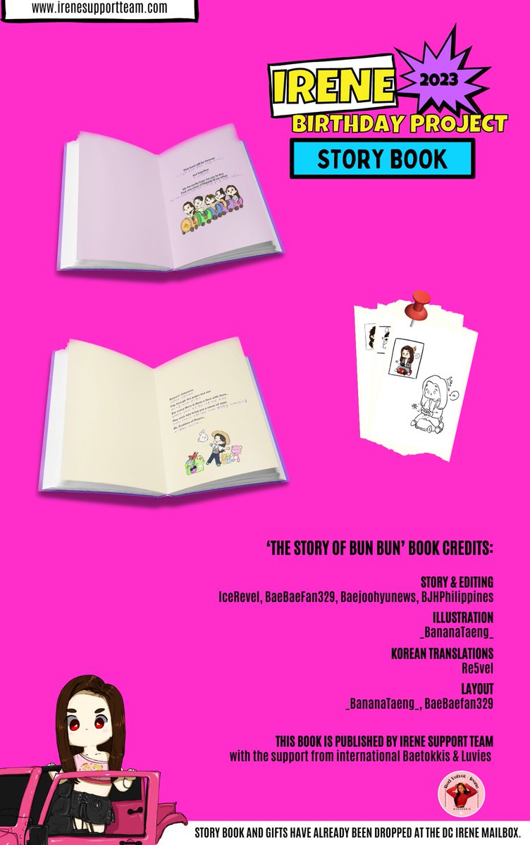 BJH_Philippines's tweet photo. [2023 #IRENE BIRTHDAY PROJECT]

Pt. 2: STORY BOOK

"The Story of BUN BUN" - A Baetokki Journey

Thanks to everyone who wrote messages for our dearest Juhyun 💗

A SPECIAL DAY WITH JUHYUN
#ItsReneBaeDay
#아이린_생일축하_자신있나
🫂 @Baejoohyunews @IreneVotingTeam #ISTProjects https://t.co/mhY1A5H758