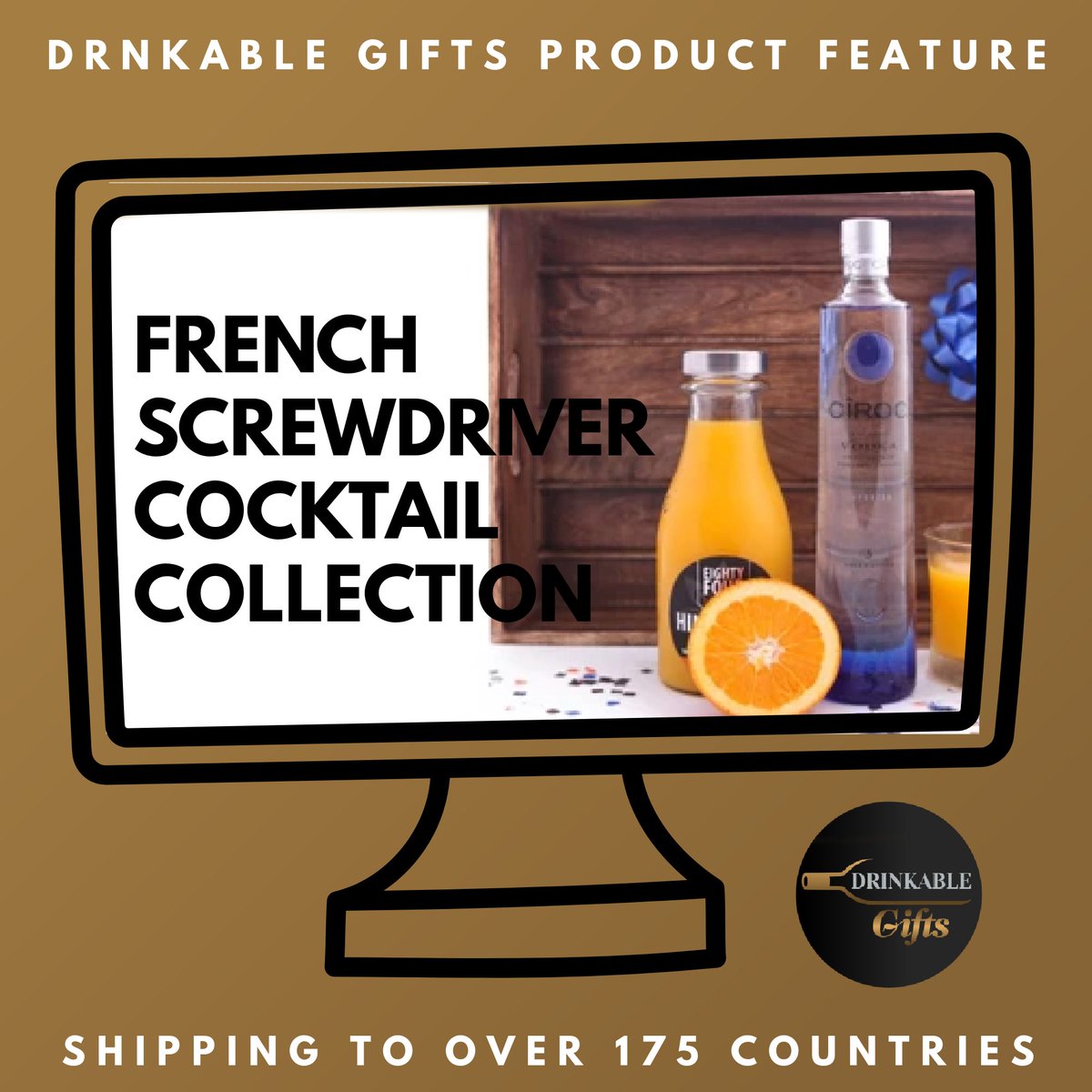 A simple screwdriver is a staple drink in any bartender's skill set. Send your friends a gift that will get them one step closer to mastering their drinks just the way they like them. ~~> hubs.li/Q01GCPDn0 
#DrinkableGifts
#InternationalDelivery
