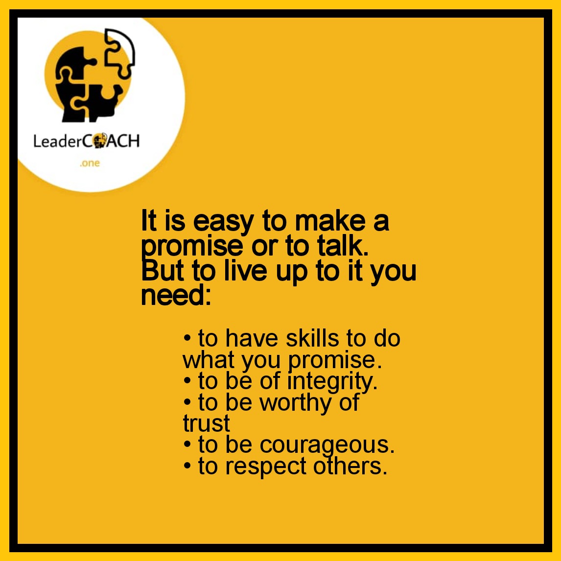 Avoid talkers and people that make promises without showing what they actually do or create that is sustainable.