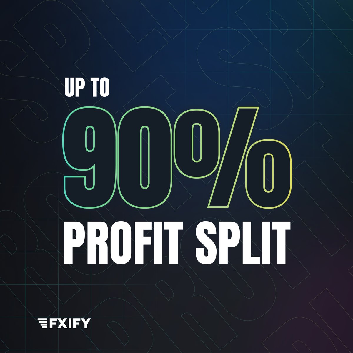fxifycom's tweet image. We're excited to announce that we'll be offering up to 90% profit split on both our one and two phase programs 👏