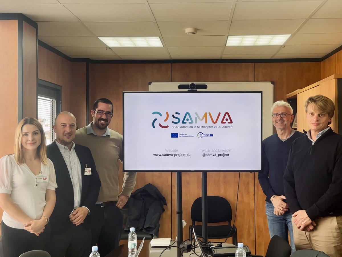 ❓ How do you increase #EGNOS adoption in rotorcraft and #eVTOL operations? This is the objective on which the #SAMVA consortium have worked today during the 1st Steering Committee meeting at Sabadell Airport, hosted by #ELIANCE. Thank you all for the insights!