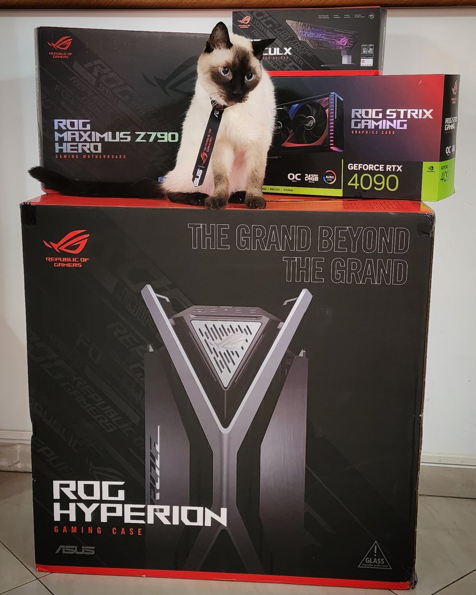 ¡¡¡PRODUCTO NUEVO!!! 🆕️🆕️🆕️
Del #CES2023 directo a Ecuador, en tiempo récord. 

El premiado, ÚNICO, PODEROSO, HERMOSO, INDESTRUCTIBLE #ROGHYPERION #GR701 🤯🤯🤯

Lucas ahora sí se va con el #upgrade definitivo.

Y tú, ya ordenarse el tuyo???😎😎😎🎮

#ROG #CATLOVER #HERCULX