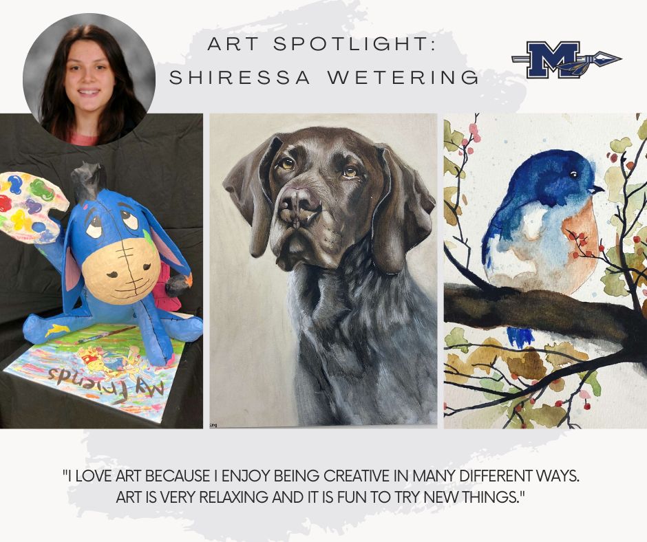 MonteSchoolsIA's tweet photo. Shiressa Wetering and Lydia Singleton have excelled in their art classes this year. Their passion, creativity, and talent shine through in their work! https://t.co/1mM24y1WoH